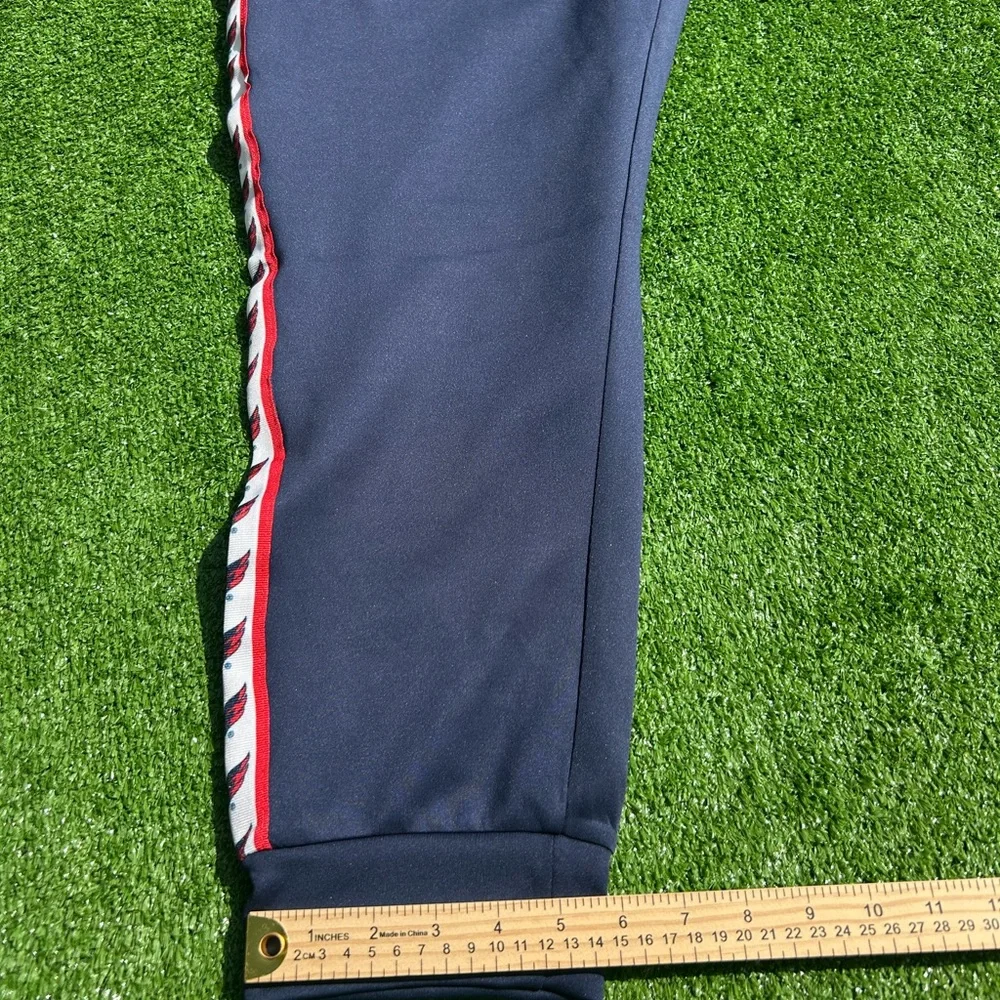Washington Capitals Stripe Logo Jogger Track Pants Men’s 2XL FOCO NHL NWT Navy - Picture 8 of 14